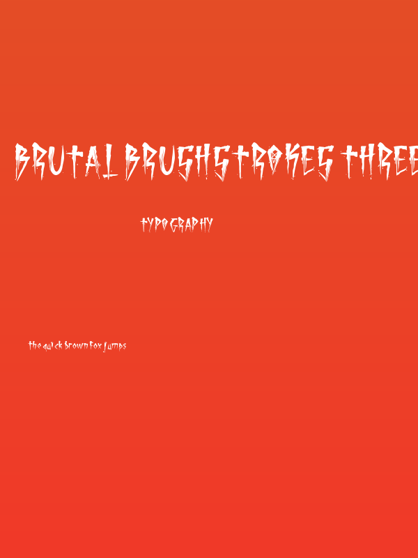 Brutal Brushstrokes Three Poster
