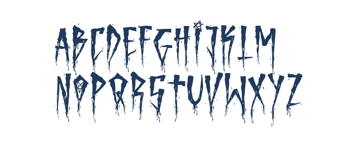 Brutal Brushstrokes Two Uppercase