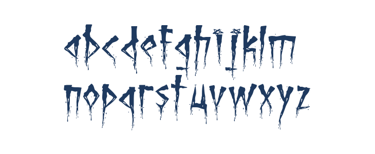 Brutal Brushstrokes Two Lowercase