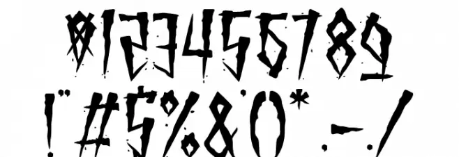 Brutal Brushstrokes Fonte OUTROS PERSONAGENS