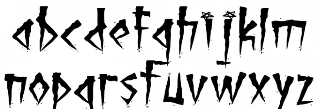 Brutal Brushstrokes Fonte MINÚSCULAS