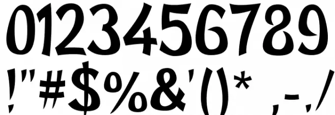 Brutal GG Font OTHER CHARS