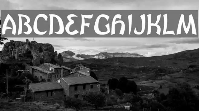 Brutal GG Font examples