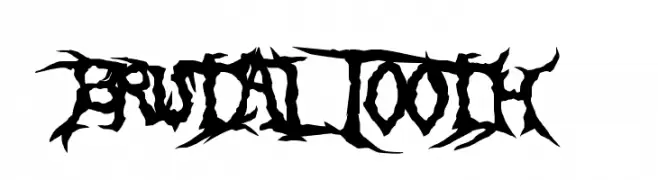 Brutal Tooth  Descarca Fonturi Gratis