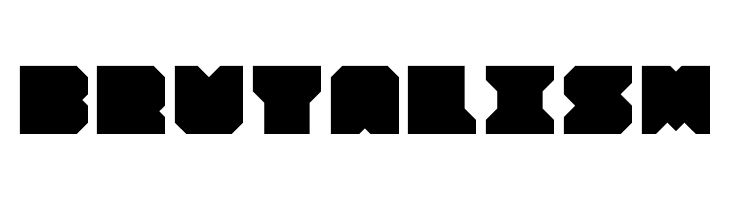 Brutalism  font caratteri gratis