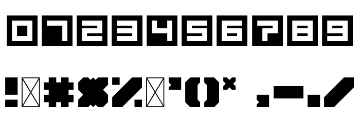 Brutalism Font OTHER CHARS