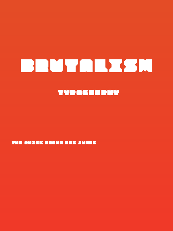 Brutalism Poster