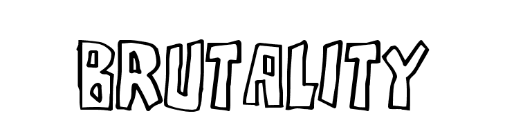 Brutality Font