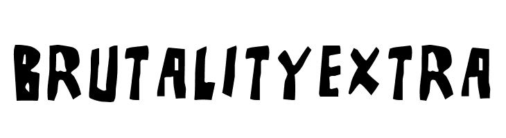 BrutalityExtra  Free Fonts Download