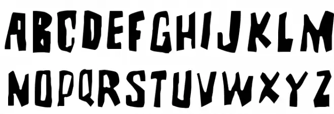 BrutalityExtra Schriftart Groß