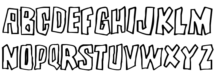 Brutality Font LOWERCASE