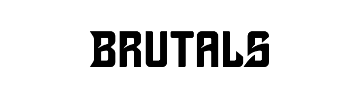 Brutals  नि: शुल्क फ़ॉन्ट्स डाउनलोड