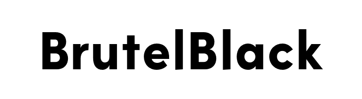 Brutel Black  Descarca Fonturi Gratis