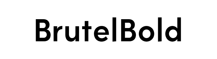 Brutel Bold  لخطوط تنزيل