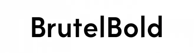Brutel Bold  les polices de caractères gratuit tlcharger