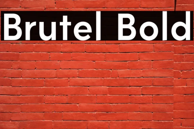 Brutel Bold Example 3