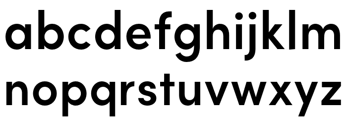 Brutel Bold Font LOWERCASE