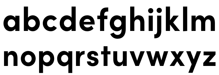 Brutel Extra Bold Font LOWERCASE