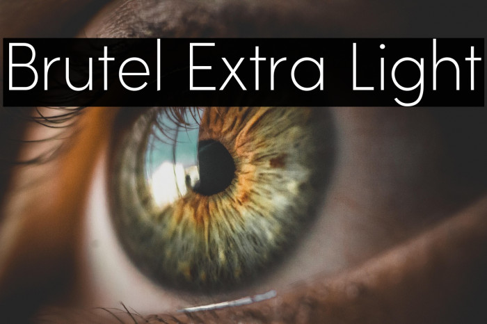 Brutel Extra Light Example 2