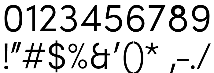 Brutel Regular Font OTHER CHARS