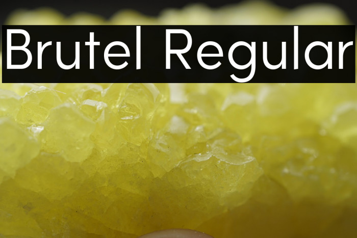Brutel Regular Example 1