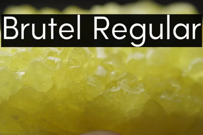 Brutel Regular Example 1