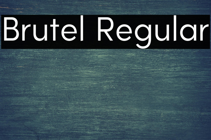 Brutel Regular Example 2