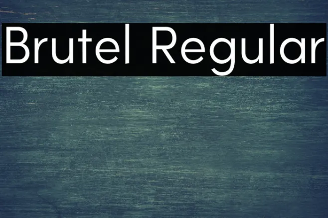 Brutel Regular Example 2