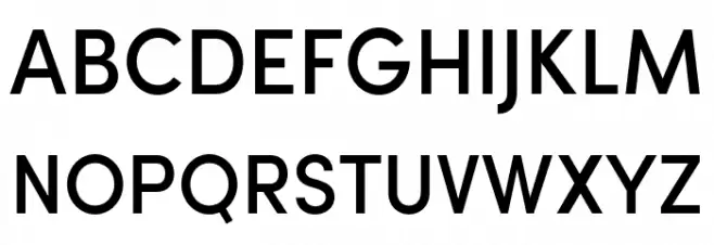 Brutel Semi Bold Caratteri MAIUSCOLE