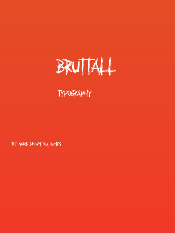 Bruttall Poster