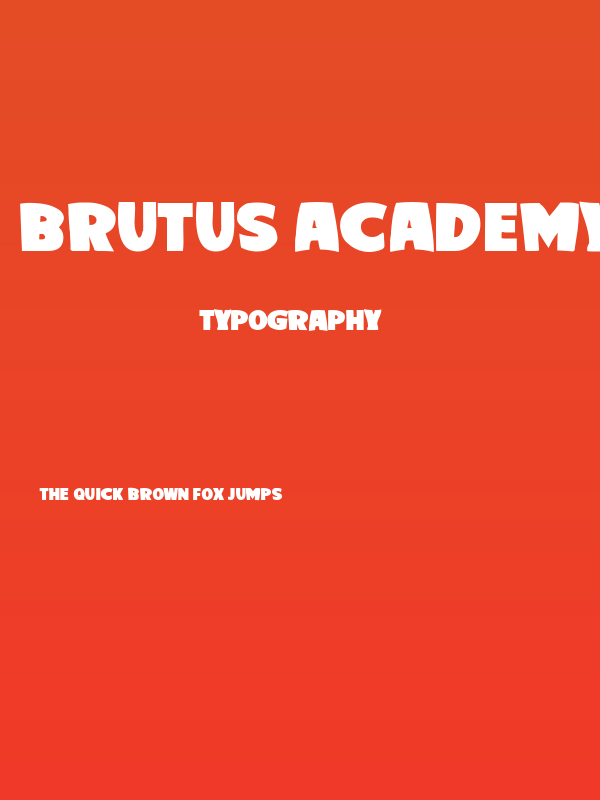 Brutus Academy Poster