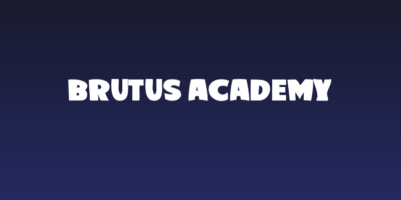 Brutus Academy Social Header