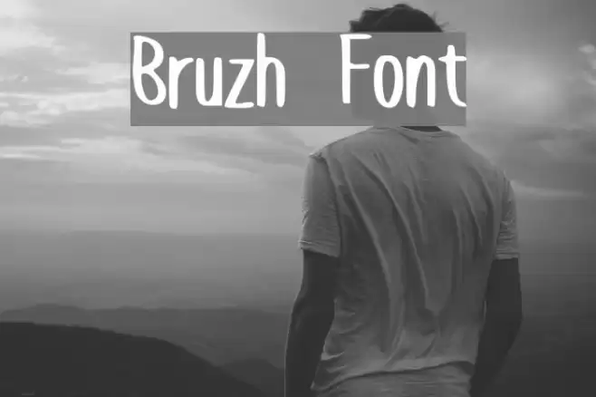 Bruzh Font examples