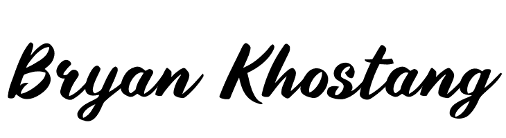 Bryan Khostang  font caratteri gratis
