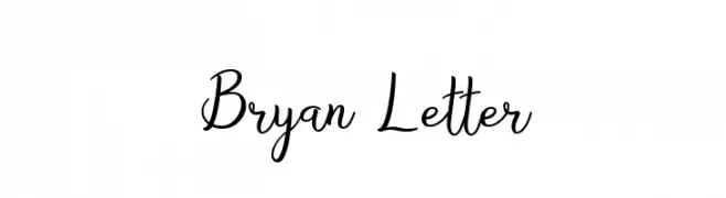 Bryan Letter  les polices de caractères gratuit tlcharger