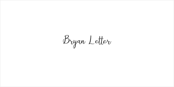 Bryan Letter Logo
