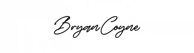 BryanCoyne  font caratteri gratis