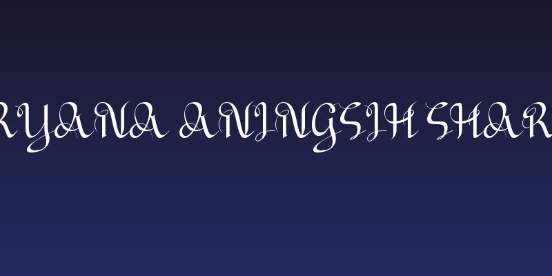 Bryana Aningsih Shara Social Header