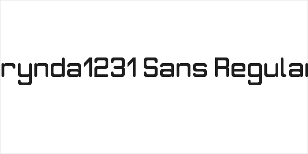 Brynda1231 Sans Regular Logo