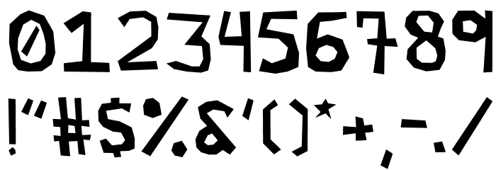 Brynda1231 normal Font OTHER CHARS