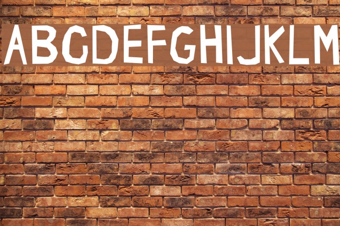 Brynda1231 normal Font examples