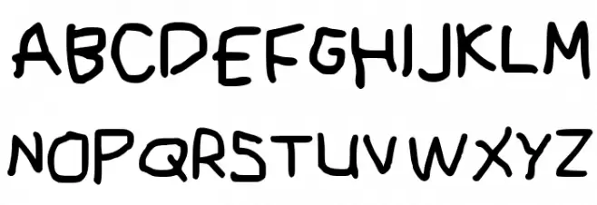 Bryndan Handwriting Book Schriftart Groß