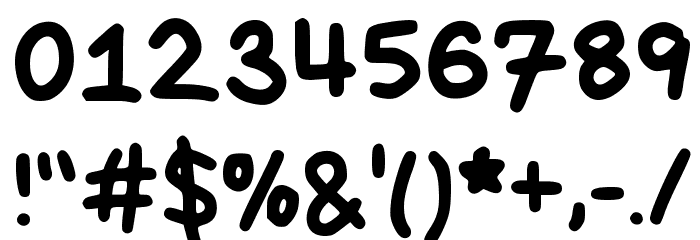 Bryndan Write Book Font OTHER CHARS