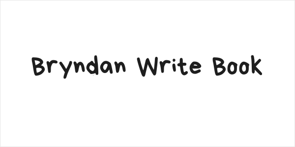 Bryndan Write Book Logo