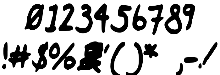 BryoneyFawn Font OTHER CHARS