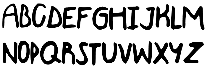 BryoneyFawn Font UPPERCASE