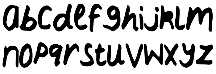 BryoneyFawn Font LOWERCASE