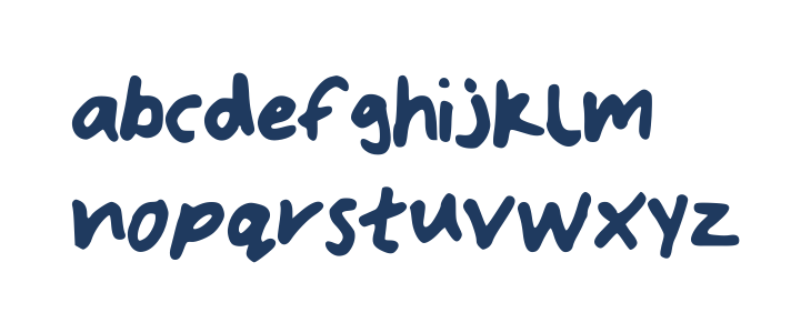 Bryonys_Handwriting_Bold Lowercase