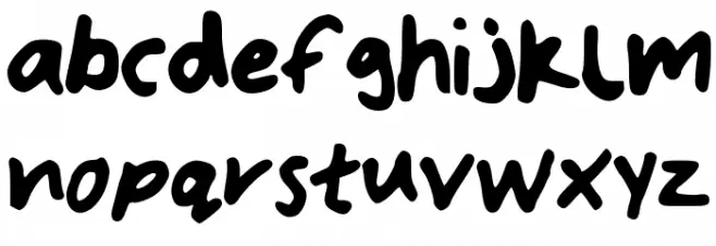 Bryonys_Handwriting_Bold خط أحرف صغيرة