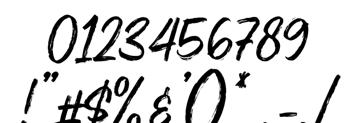 Bryshty Regular Font OTHER CHARS